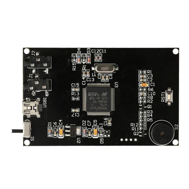 AMS-2.4 &quotЖК-дисплей музыкальный анализатор спектра MP3 PC усилитель аудио индикатор