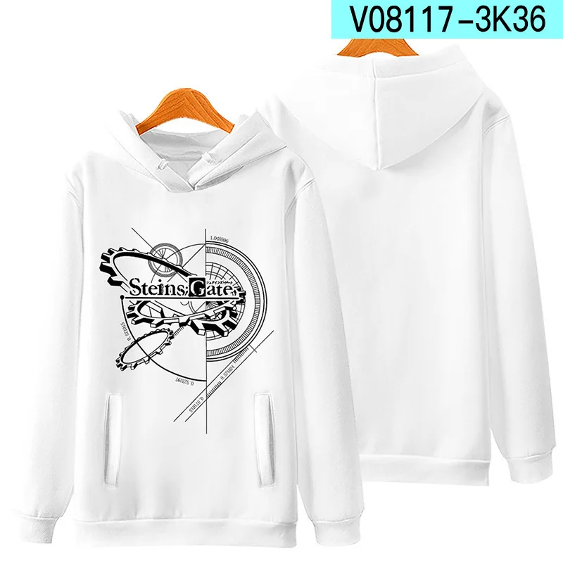 Костюм для косплея из японского аниме ворота худи Makise Kurisu Okabe Rintarou Шиина маюри