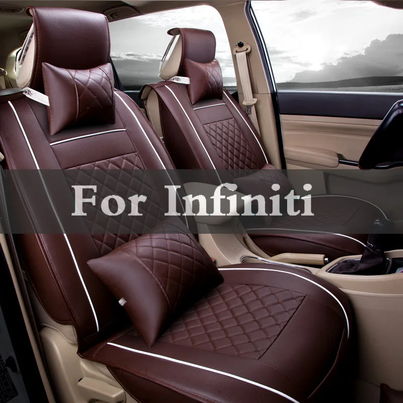 

Leather Car Seat Covers Spring, Summer, Autumn Special Cushion Sets For Infiniti Ex Q50 Qx50 Q70 Q60 Qx60 Qx70 Fx Q40 Q30 Qx80