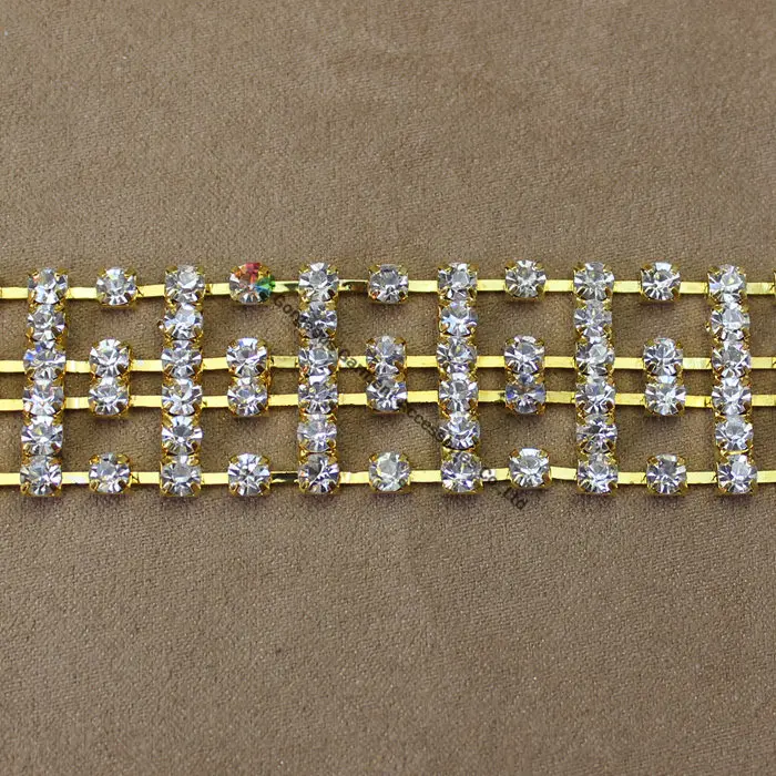 2 см Чешский прозрачный кристалл цепи горный хрусталь Кубок с маленькие круглые