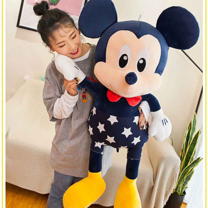 Stuffed Mickey&ampMinnie Mouse Doll Plush Toy Soft Star Mickey Minnie Dolls Cushion Pillow Birthday Wedding Gifts for Kids Children | Игрушки