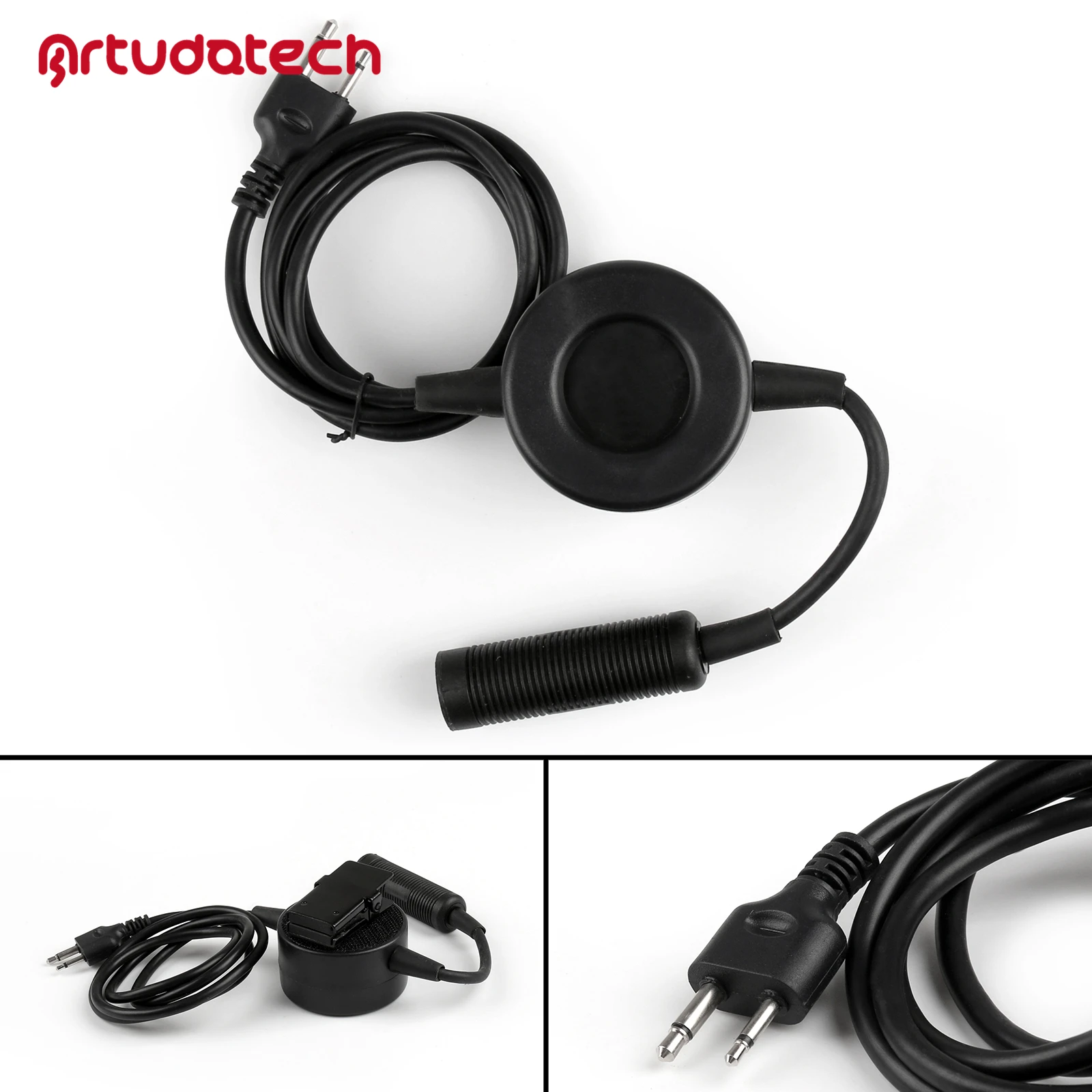 

Artudatech 1Pcs Z Tactical TCI U94 PTT Heavy Duty Headset For ICOM IC F3 F3S F4 F4S F4SR F4TR F10 F11