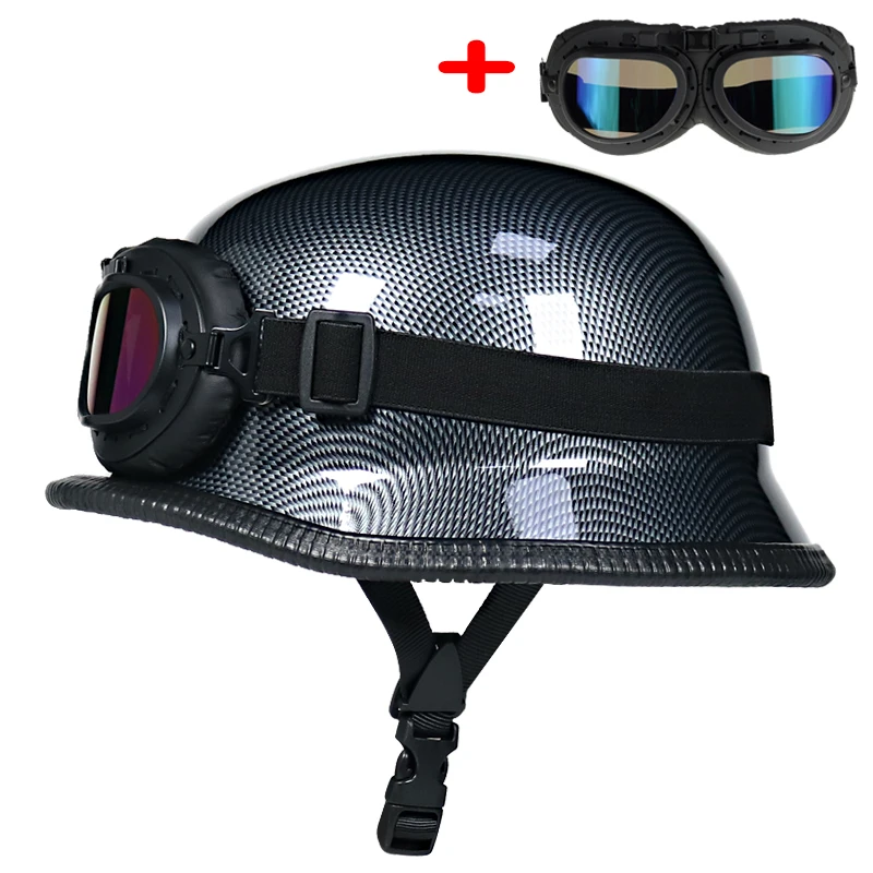 Cruiser motorcycle helmet capacete retro cascos para moto World War II half | Автомобили и мотоциклы