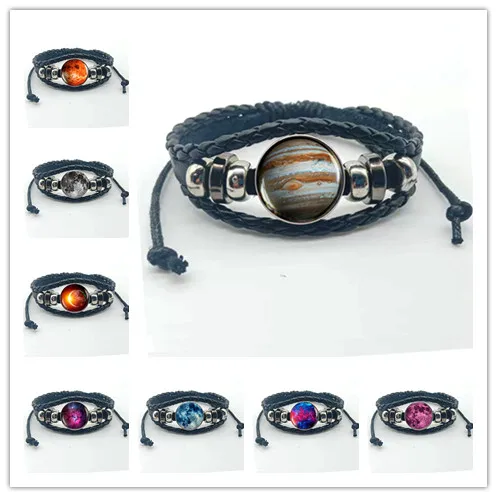 Новинка 2019/2020 очаровательный браслет в виде туманности кулон космической