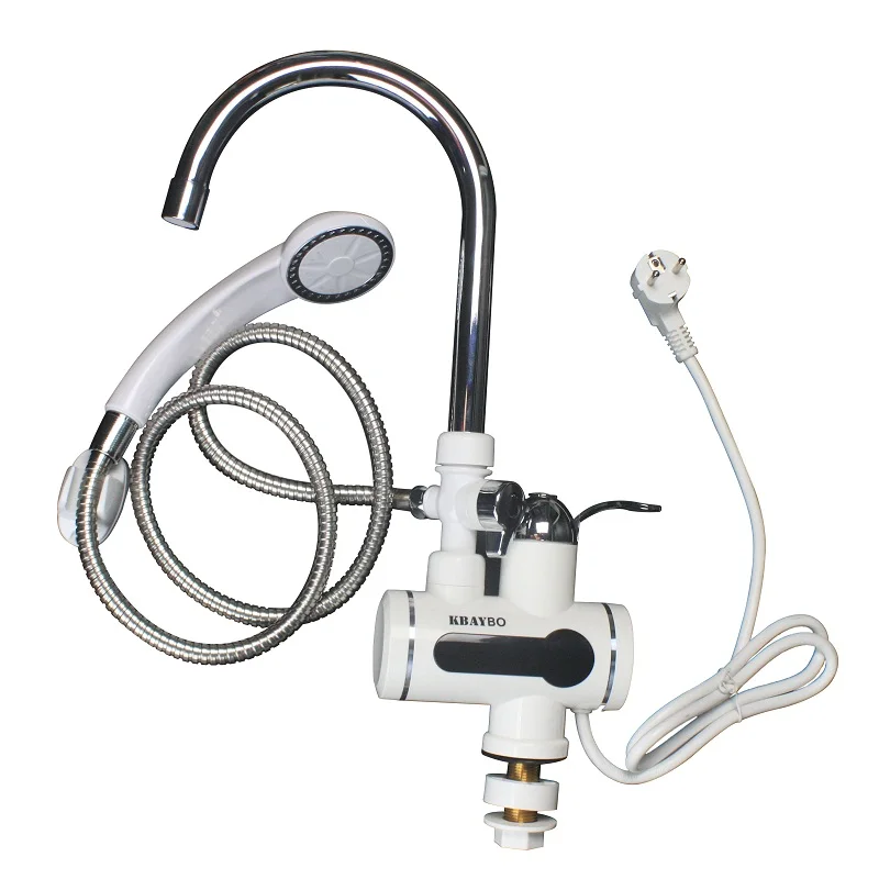 Мгновенный водонагреватель 3000 Вт без резервуара для душа кухни мгновенный кран 2