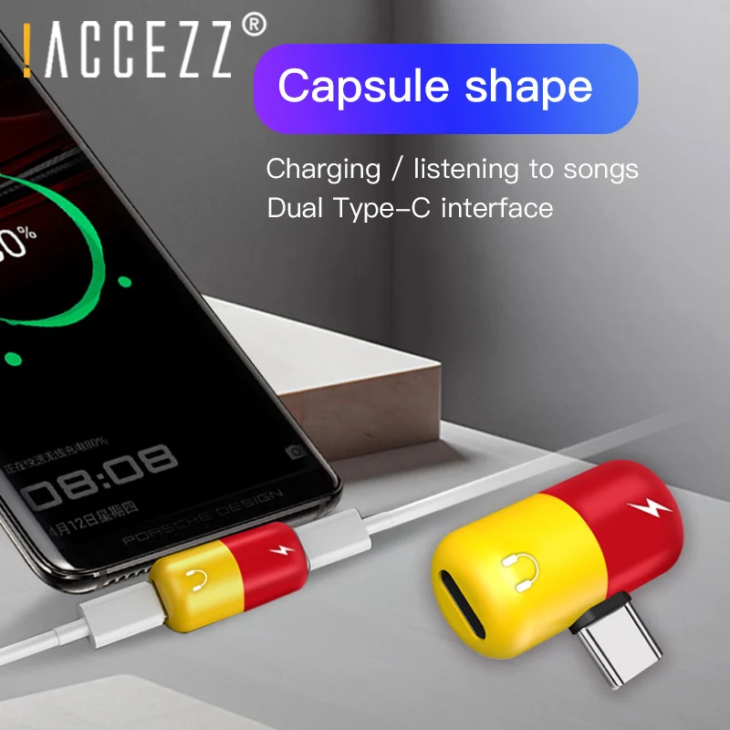 ! Адаптер для телефона ACCEZZ usb type C huawei P30 samsung S9 Note 9 Xiaomi 8 Nubia 3 5 мм аудио адаптер