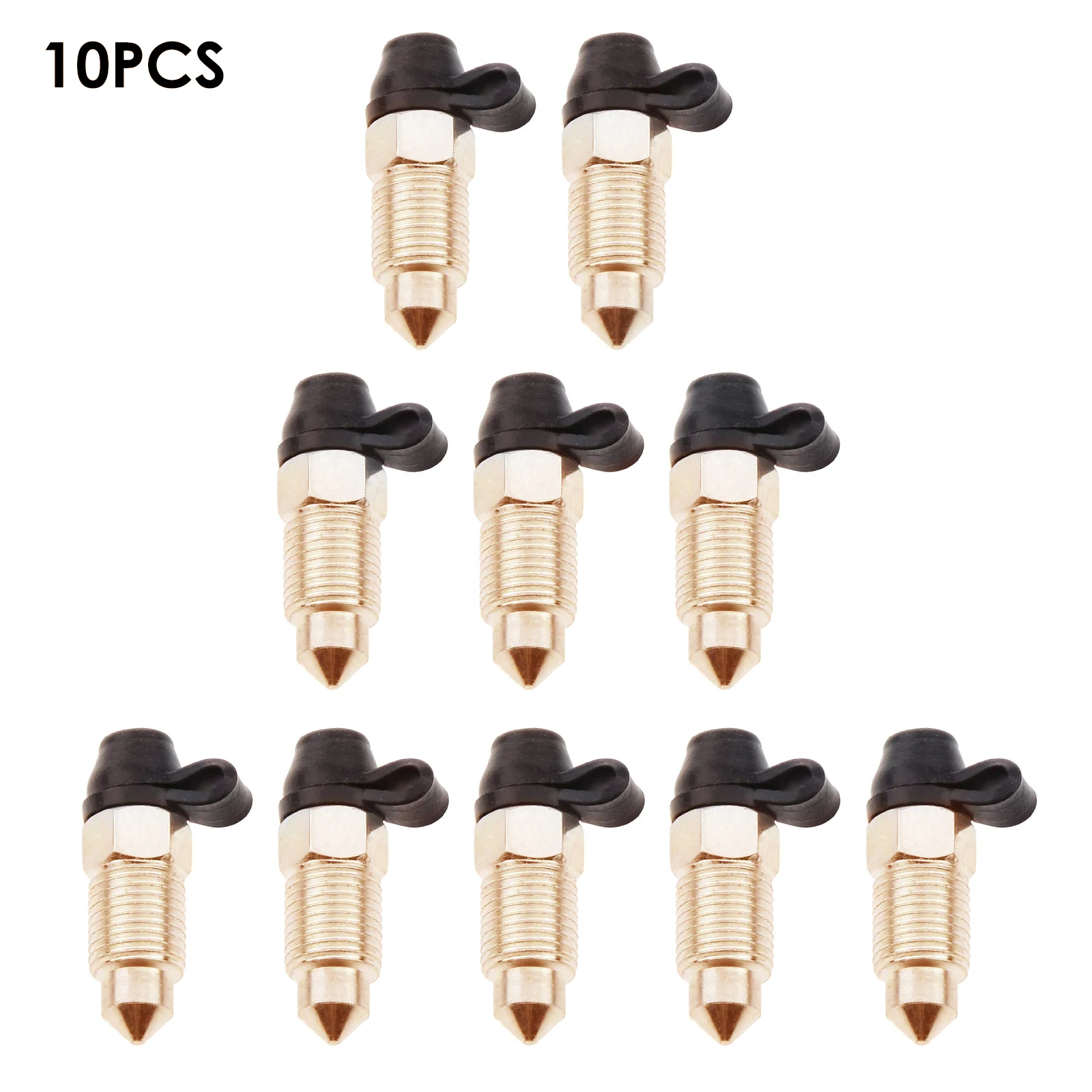 10 шт. Универсальные винты для тормозного насоса мотоцикла с резиновыми