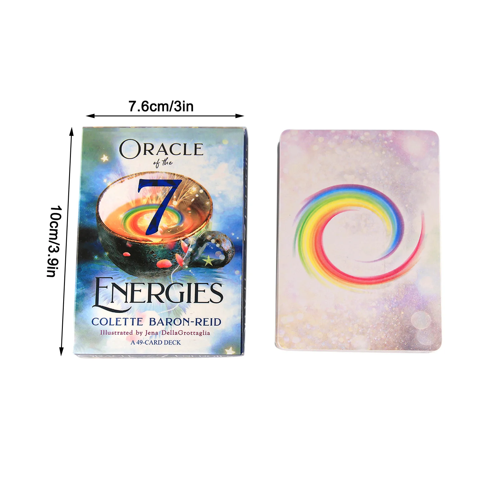 

Hotsale Oracle Of The 7 Energies: 49-Card Deck And PDF Cards Game Divination Witch Rider Tarot Deck For Women Girls Tarot Cards