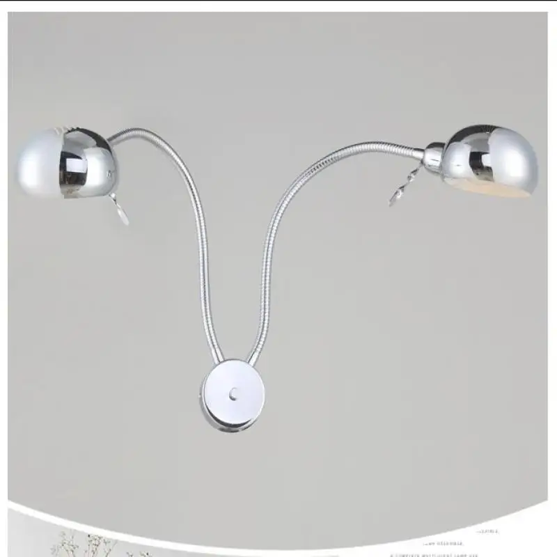 Хромированная Свинг светодиодная настенная бра винтажное железное настенное