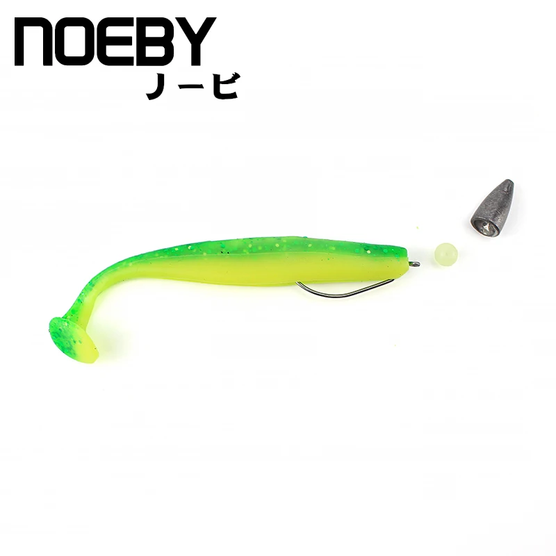 NOEBYWorm ручная работа мягкая рыболовная приманка 6 шт./лот 90 мм/4 5 г Shad силиконовая Т