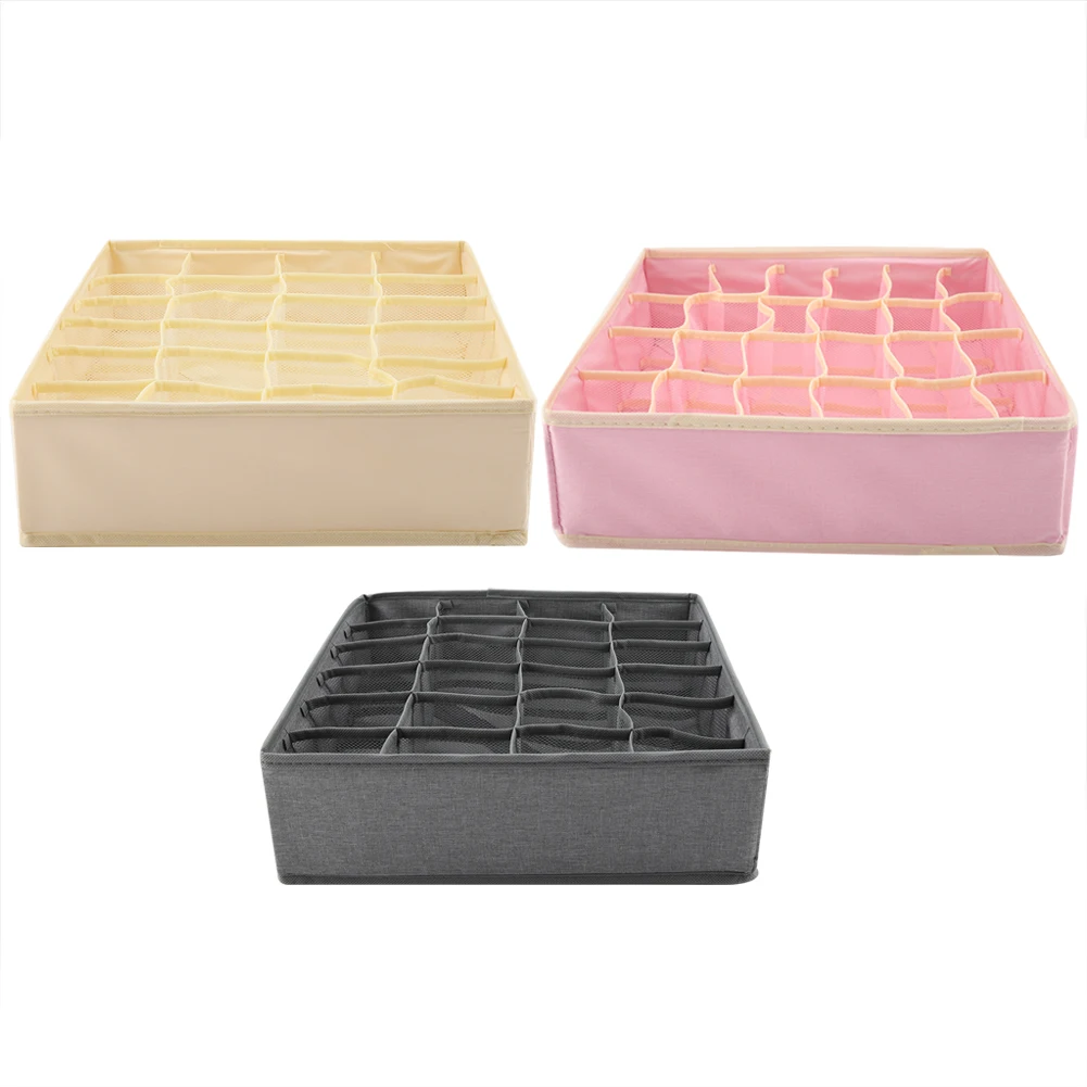 

Underwear Organizer Socks Container Bra Storage Box Divider Closet Organizer Ties Container Storage Boxes Household Supplies