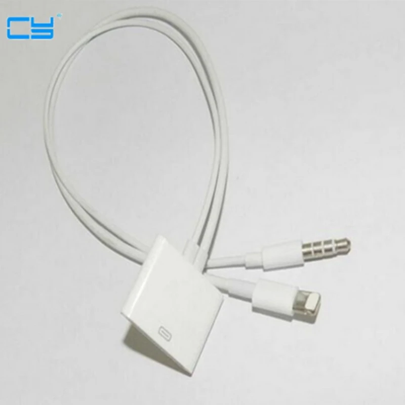 8 Pin до 30 док станция 3 5 мм ihome аудио зарядное устройство адаптер конвертер кабель