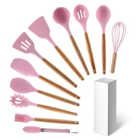 11pcs kitchen silicone cooking utensils set nonstick spatula gadget spoon cooking tools kitchen baking tool kit utensils access