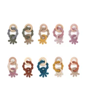 kids silicone nursing teether baby toy cartoon animal newborn molars teething infant chewing toy pendant childrens products