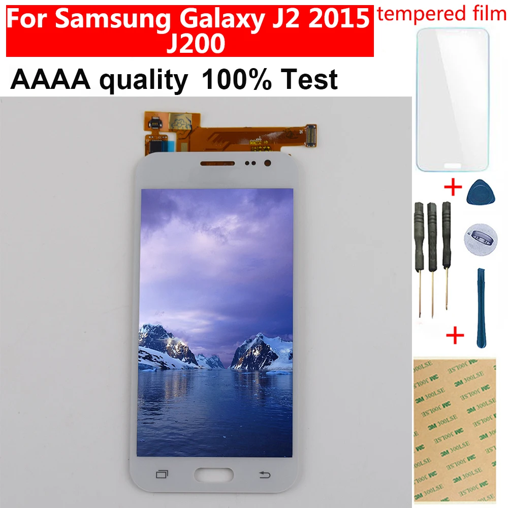Для Samsung Galaxy J2 2015 дисплей сенсорный экран дигитайзер в сборе для J200F ЖК-дисплей J200
