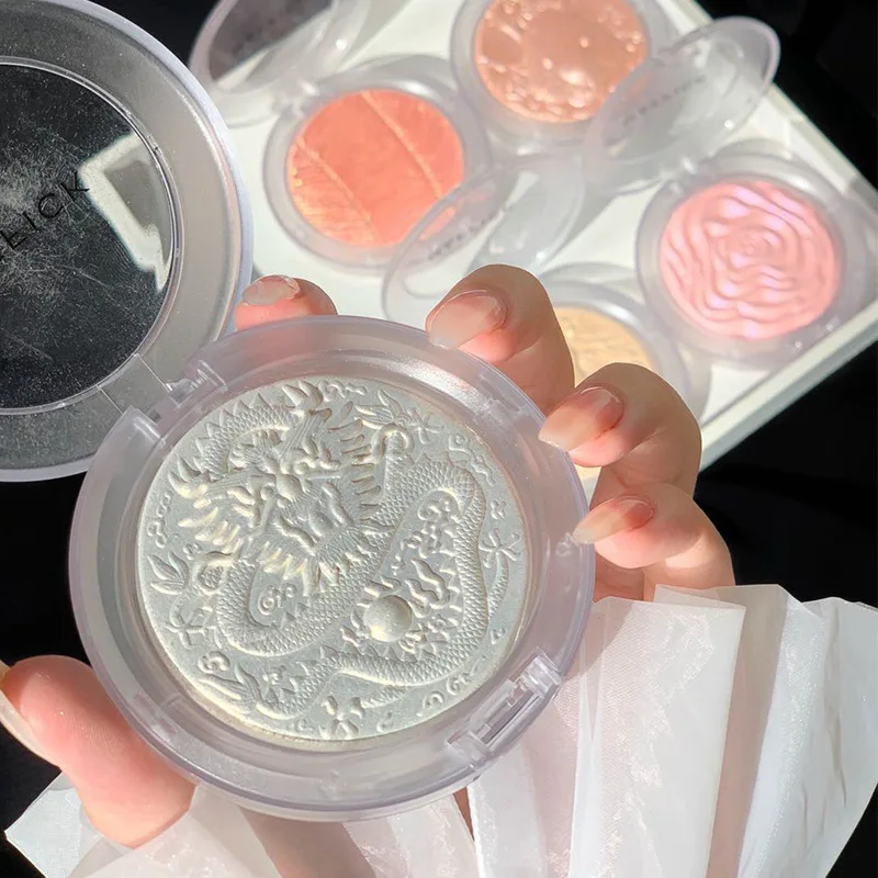 

Mineral highlight repair tray mashed potatoes ginger polarized pearlescent nose shadow glitter to brighten highlights