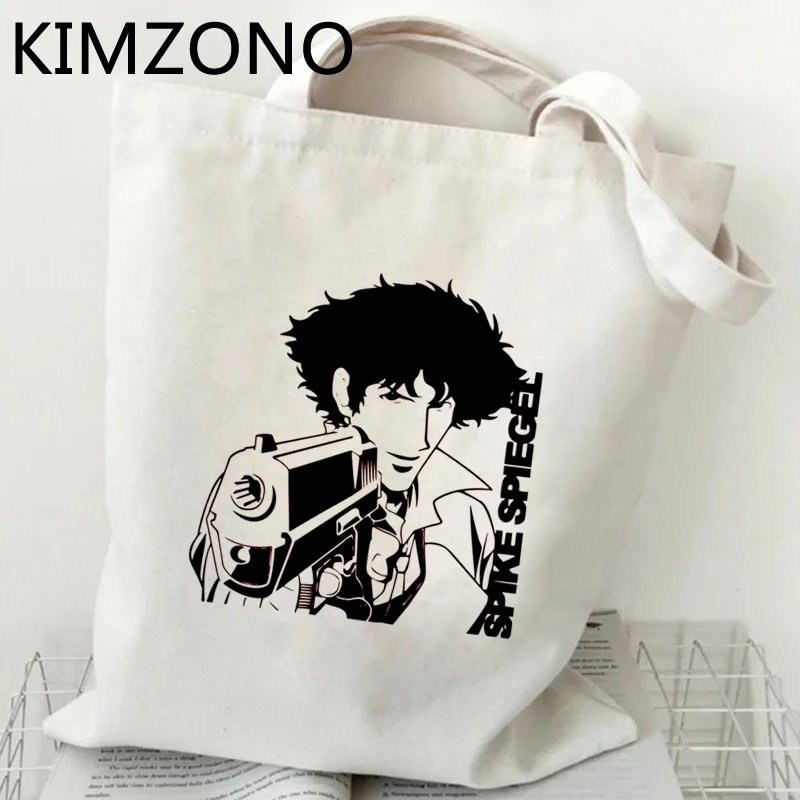 

Сумка для покупок Cowboy Bebop, многоразовая женская сумка из джута