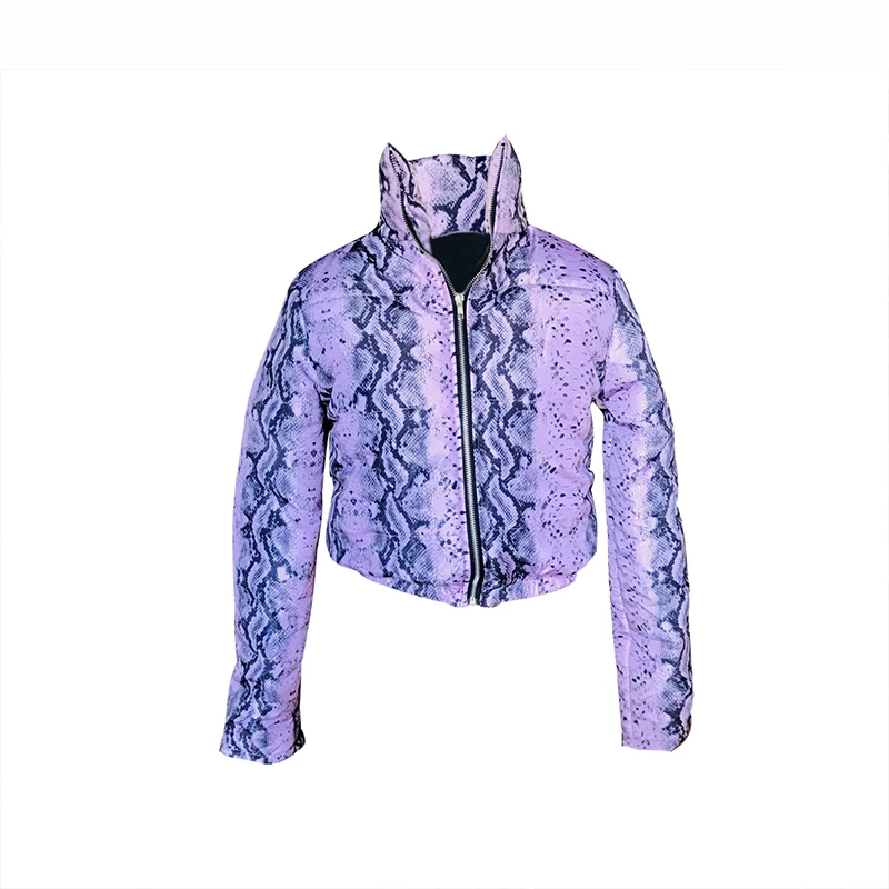 Фиолетовая парка зимние куртки для женщин плюс размер утолщенная теплая