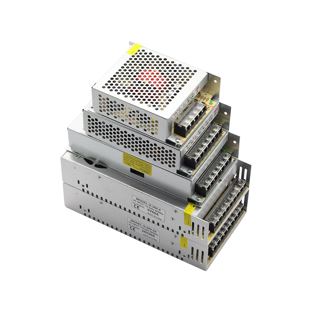 

Power Supply Adapter LED TV Driver Board 220V to 5V / 12V / 24V Light Transformer AC Driver Power CCTV LED Strip