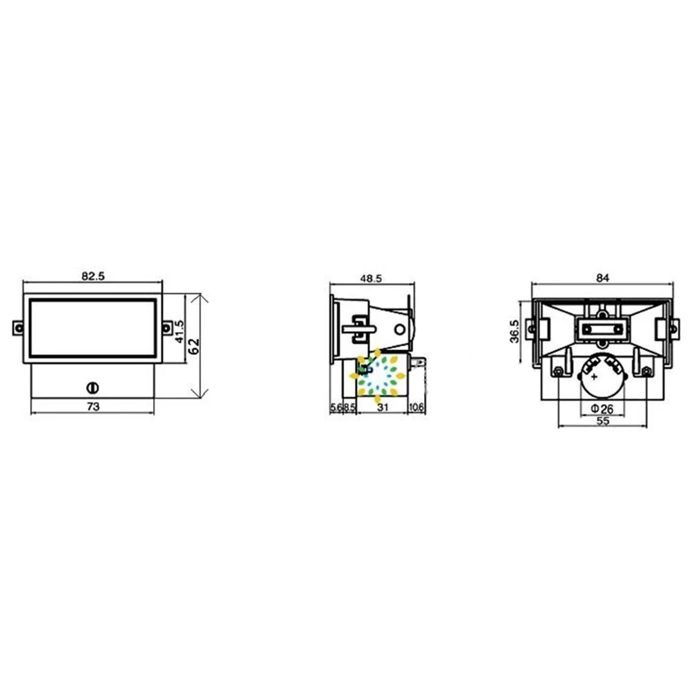 2 шт. TN-73 измеритель мощности усилитель головы дБ счетчик подсветка стола с 1 TA7318P