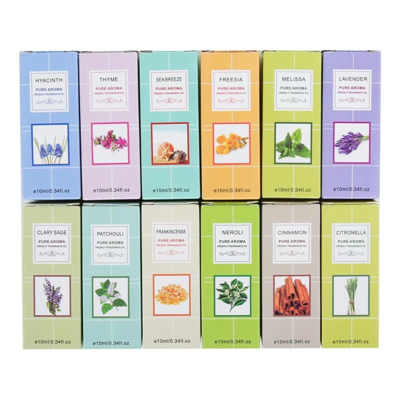 

10 ML Pure Natural Aromatherapy Oils Portable for Aroma Diffuser Aromatherapy Essential Oils 100% Pure of The Highest JY3