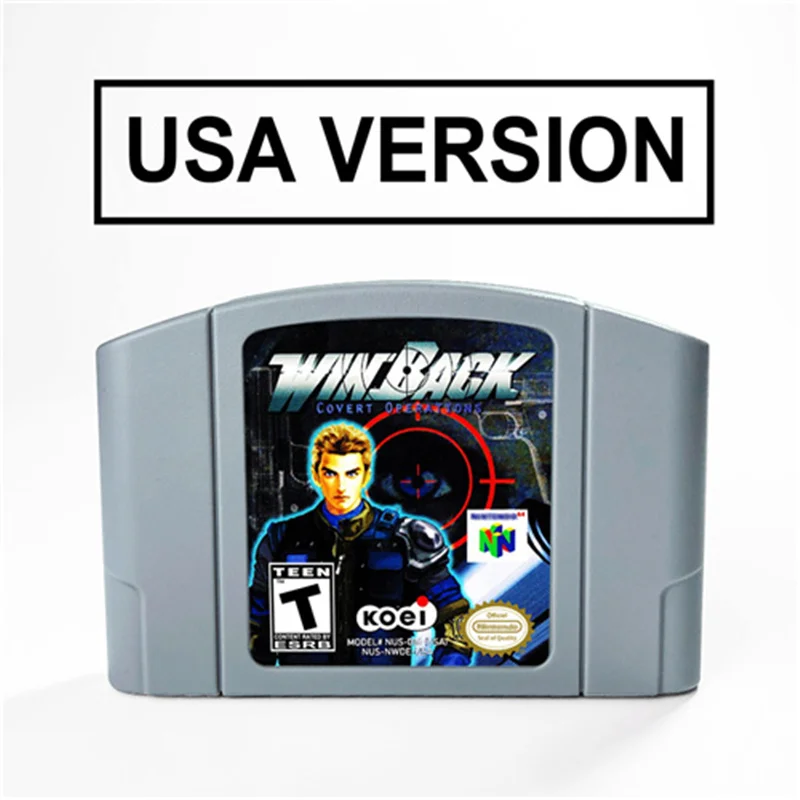 

WinBack For 64 Bit Video Game Cartridge USA Version NTSC