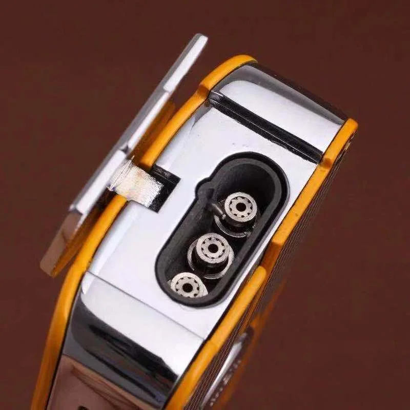 COHIBA с питанием от прикуривателя фонарь Подарочная коробка 3 струи пламени