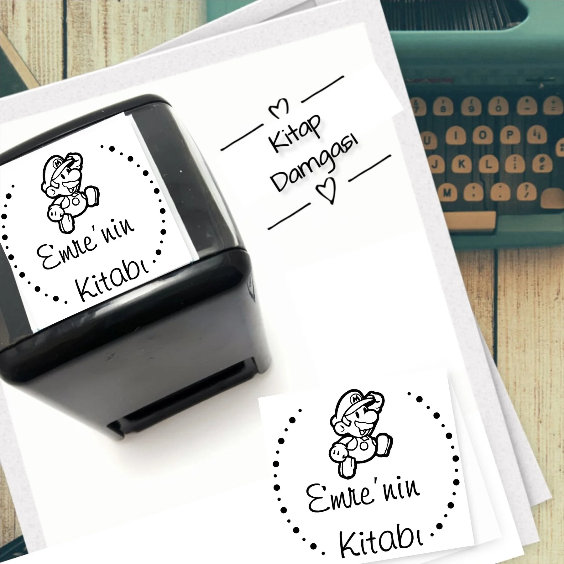 

Personalized Name Written Automatic Square Stamp-1080