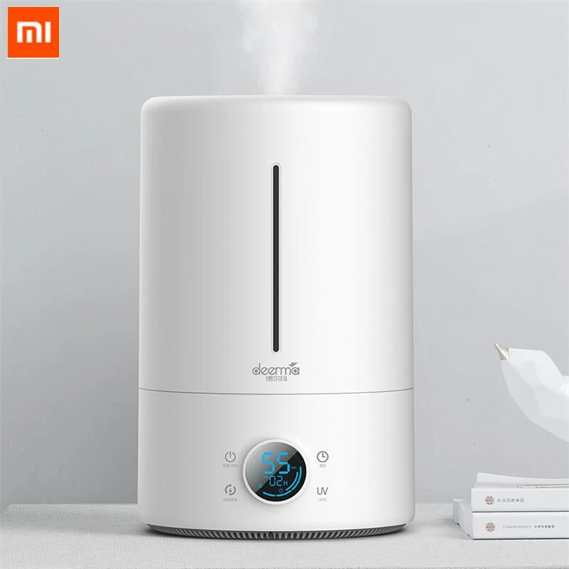 Новейший Xiaomi 12H синхронизация Тихая очистка воздуха для воздуха Deerma 5L увлажнитель воздуха сенсорная версия умный постоянный влажность УФ светодиодный