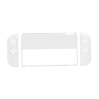 dockable case bracket flip transparent separable protector shell for ns oled controller console