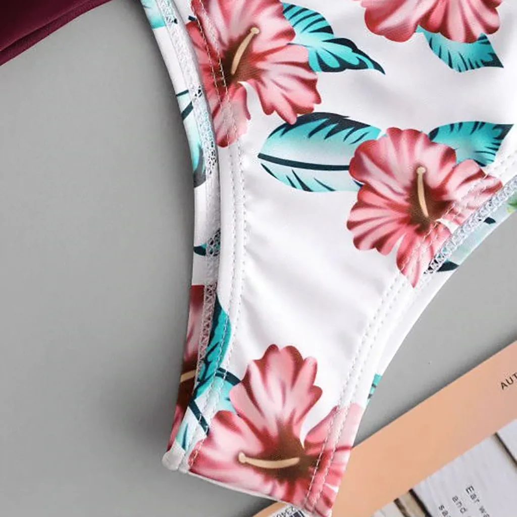 

Brazilian Bikini 2021 Swimsuit Women Sexy Push Up Swimming Print Bathing Suit Beachwear Underwire Bikinis Set Swimwear Biquini