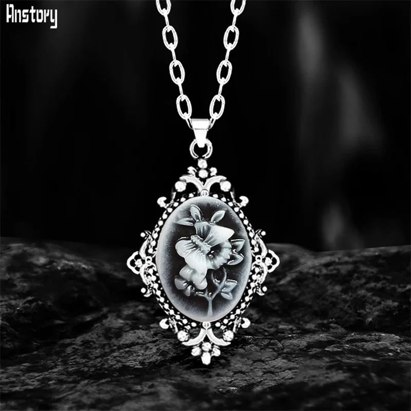 Женская винтажная цепочка из нержавеющей стали с кулоном в виде бабочки |