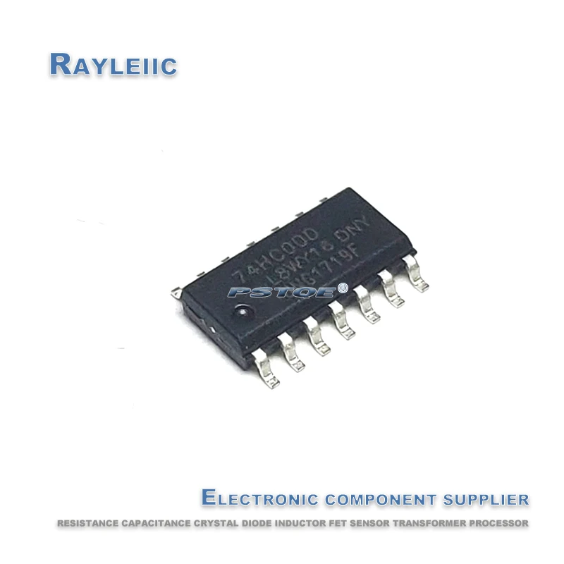 Новый 74HC00D SOP14 74HC00 SOP 14 SN74HC00DR SN74HC00 SMD четыре два входа NAND чип затвора Бесплатная