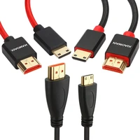 mini hdmi to hdmi cable high speed 1m 2m 3m 5m for camera mp4 graphics card notebook with mini hdmi port
