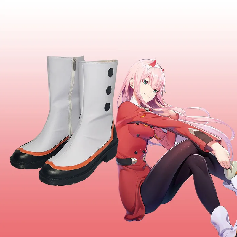 

darling in the franxx cosplay ichigo hiro zero two shoes ROLECOS Shoes 02 Boots Women Cos japanese cosplay shoes