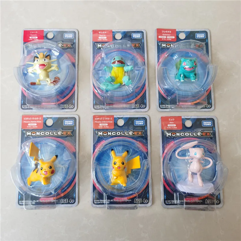 

Genuine TOMY POKEMON Pikachu Pocket Monster Action Figure Model Toys Pokemon Pikachu Anime Figure Pet Elf Children Gifts