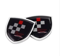 2pcs 3d jcw auto trunk tailgate emblem badge decals sticker car accessories