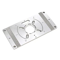 235x120x8mm trimming machine flip board universal router table insert aluminum alloy plate multifunctional woodworking benches
