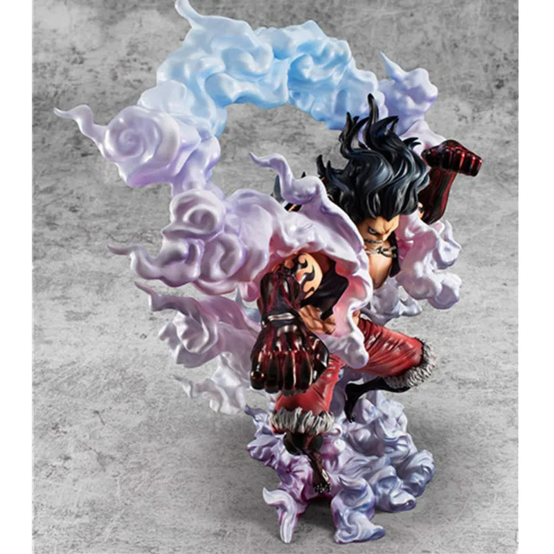 

11.02" Anime ONE PIECE Monkey D Luffy Gear 4 SNAKEMAN Zoro's Partner GK Box Action Figure Collectible Model Toy W15 28cm