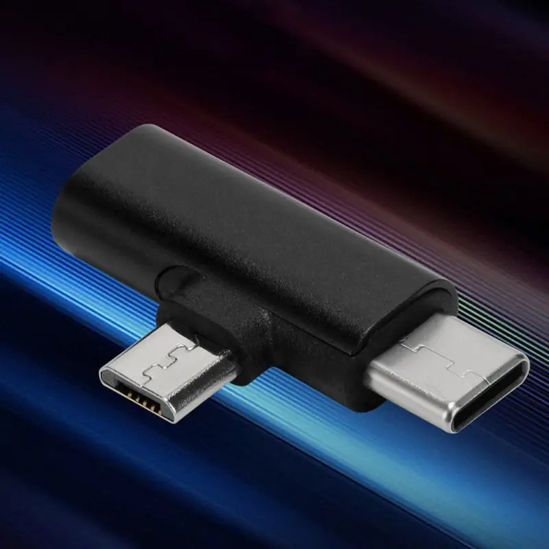 

8Pin Light Female to Type C + Micro USB Male Charging Converter Connector Adapter for Samsung Huawei Xiaomi Oneplus Android