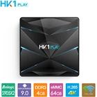 ТВ-приставка HK1 Play, Android 9,0, 4 ядра, 4 + 3264128 ГБ, 4K HD