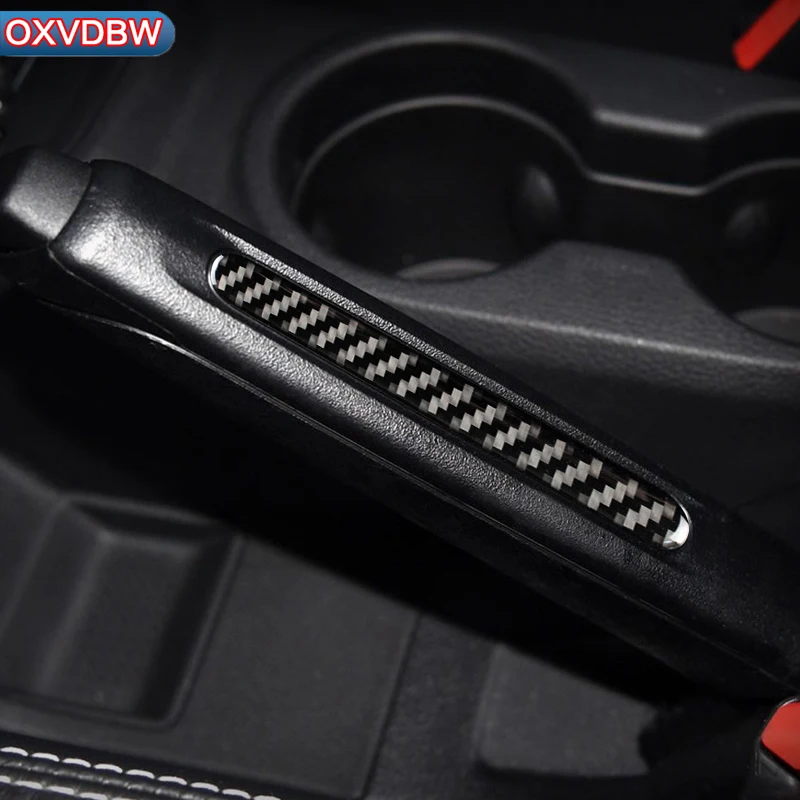 Автомобильная крышка для ручного тормоза из углеродного волокна декоративные