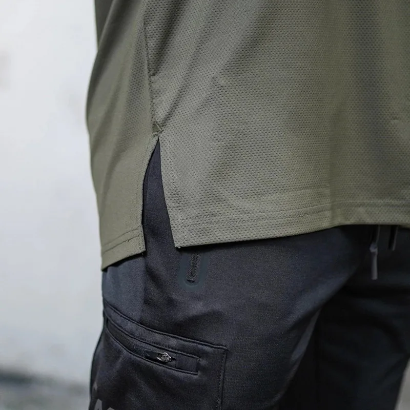 Мужские майки CYSINCOS компрессионные рубашки без рукавов для бега тренировок