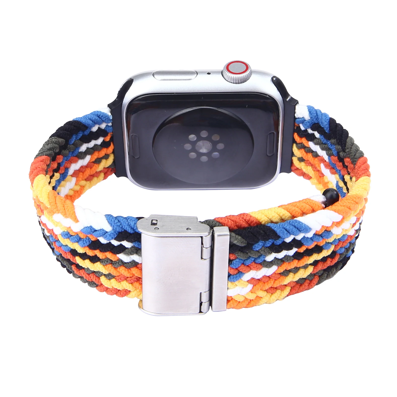 

Ремешок нейлоновый для Apple Watch Band 44 мм 40 мм 45 мм 41 мм, регулируемый браслет для Apple Watch SE Series 6