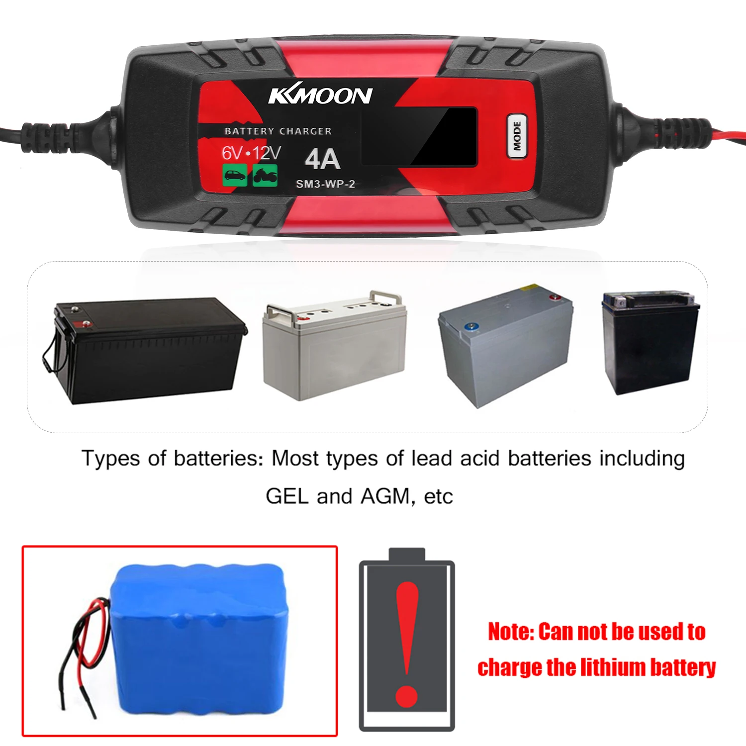 Зарядное устройство для автомобильного аккумулятора 6 в/12 В 4 а | Инструменты