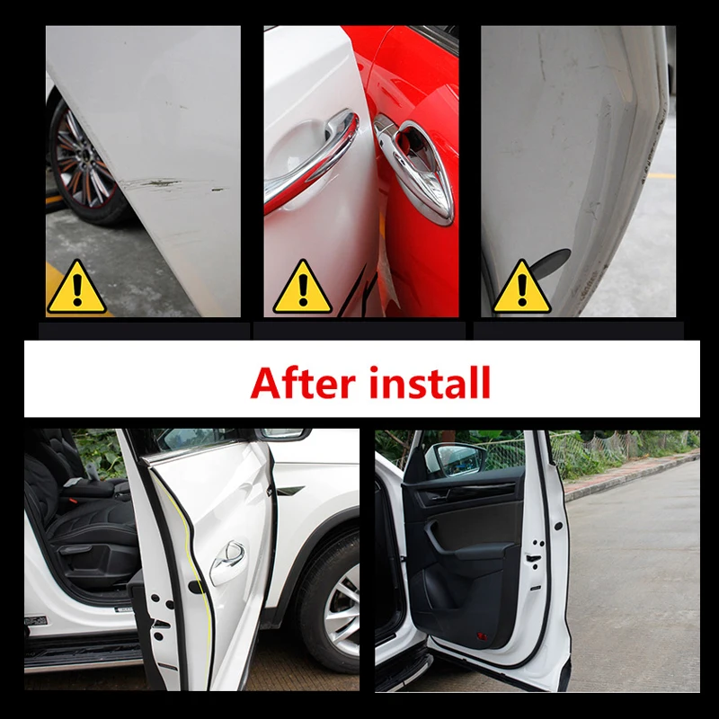 Защитная полоса для края автомобильной двери защита от царапин резиновая