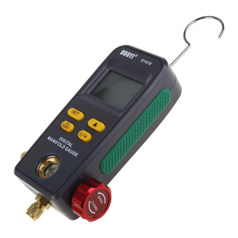 

Refrigeration Digital Manifold Gauge Dy518 Car Air Conditioner Pressure Temperature Electronic Manometer Gauge Tester