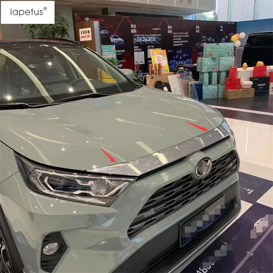 Аксессуары Lapetus подходят для TOYOTA RAV4 RAV 4 2019 2020 2021 ABS передняя решетка двигателя