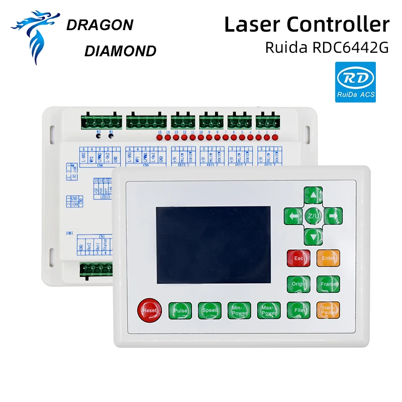 Лазерный станок CO2 Ruida сигнализатор 6442G DSP контроллер + 24V 5A 120W импульсный источник