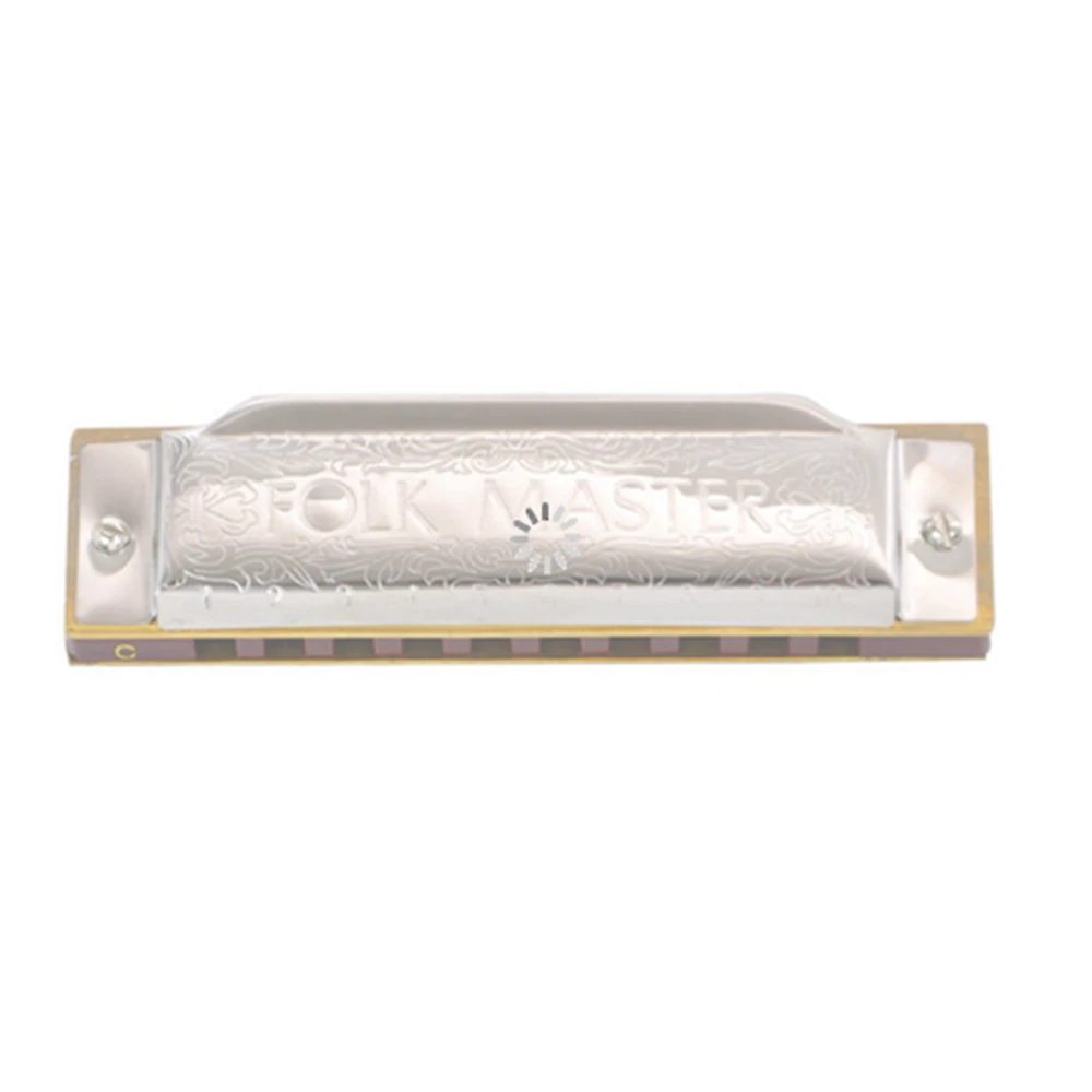 Folkmaster 1072 губная гармоника стандарт для начинающих диатонический Блюз Gaita 10